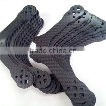 Carbon fibre sheet cnc cutting custom made mini drone spare parts