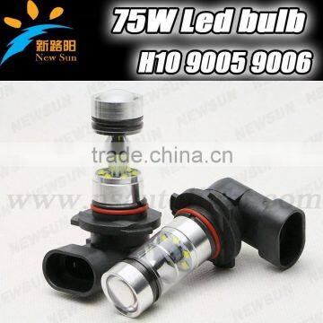 Super Bright 75W 9005 HB3 C REE XBD LED Car Light Fog Light Lamp, 800LM white led 9005 Bulb New design mirror reflector