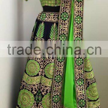 Charming Green Lehenga