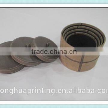 Custom Design Leather Covered Storage Box