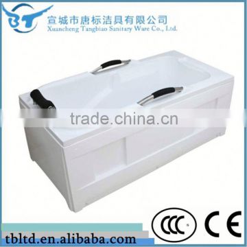 Factory made directly whirlpool acrylic freestanding massage bathtub safebathing message bathtub