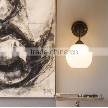 Study Bedroom Berth Lamp Corridor Hallway Nordic Lens Headlight Ancient American Country Single Head Lighting photo-5