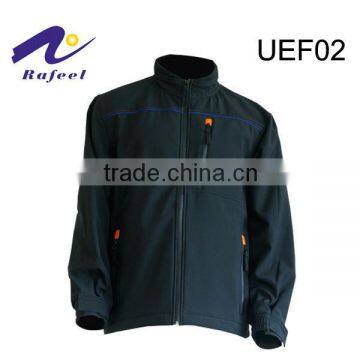 100 polyester women thin soft shell jacket