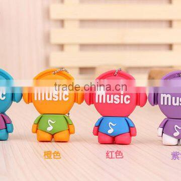 Music Doll Themed Novelty Shape PVC Usb Flash Drive Thousands Models ,Custom Stylish OEM Promotional Gift Memory Stick photo-4