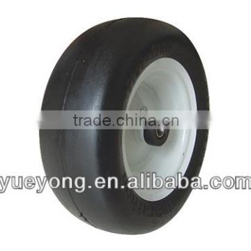 13 inch flat free wheel/polyurethane wheel/PU foam wheel/lawn mower wheel