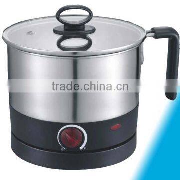 multi fuction cooker for boiling eggs with glass lid electric noodle kettle