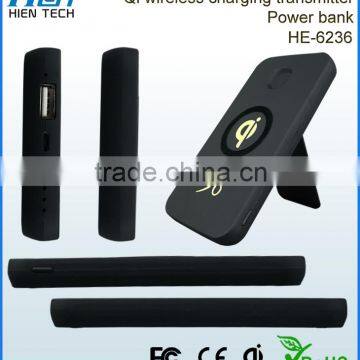 High Quality Qi Wireless Charger Power Bank 6000mAh Rechargeable Battery USB Charging Pad Powerbank for Mobile photo-3