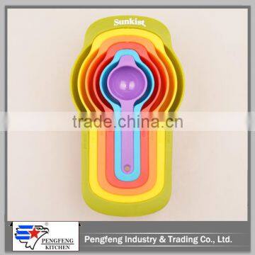 high quality colorful measuring cup and spoon set