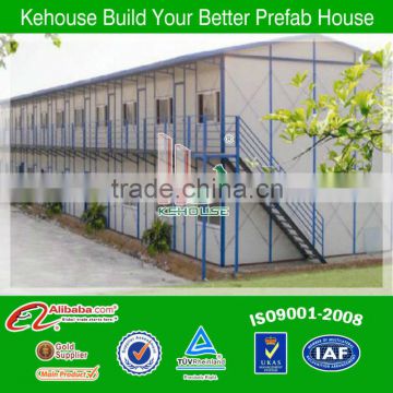 Low cost standard design pre build house for project