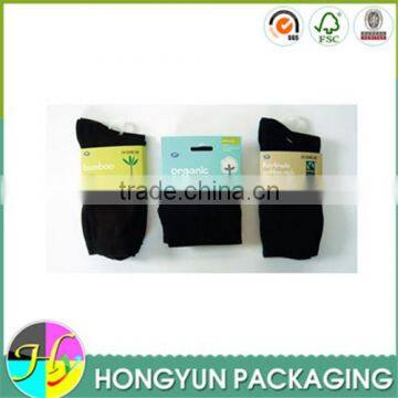 Wholesale Fancy Logo Printed Sock Packaging Sleeve photo-3