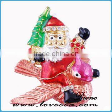 Latest brooch design Santa claus Merry Christmas