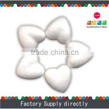 Most Popular Cheap White Heart Shape Expanded Raw Polystyrene