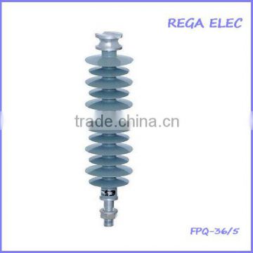 36kV Suspension Composite Insulator,FPQ-36/5,Composite polymer Suspension Rod Insulator