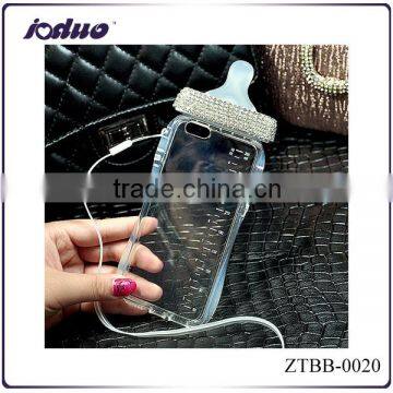 2015 Fashion Rhinestone Feeding-bottle Design Phone Case for Iphone