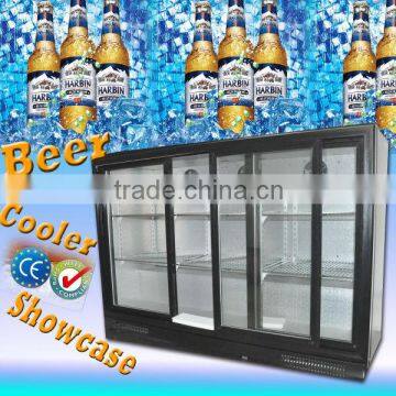 Beer cooler showcase 298L(sliding door)