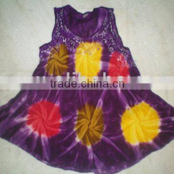 Tie n Dye Bandhej Rayon Top