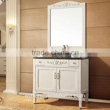 WTS-8422B Foshan Antique Bathroom Cabinet /bathroom Vanities Double Sinks photo-5