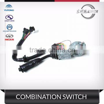 Original Quality Bus Double Lever Combination Switch King Long Yutong HIGER Golden Dragon Aftermarket Parts photo-4