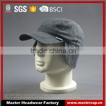 High quality Custom flannel winter warm earflaps hat