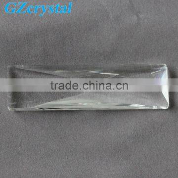 Rectangle glass pendants for chandelier, crystal chandelier parts