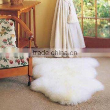 home design custom made accept sheep fur rug FT02