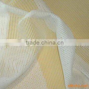 white soft polyester mesh fabric