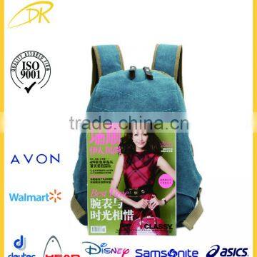 2016 FLA Audit Custom Cheap Canvas Backpack for Teens, Canvas Drawstring Backpack photo-2