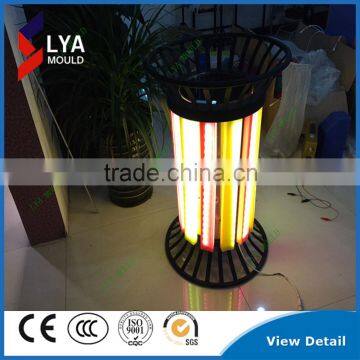 High Transparent Color Garden Trash Bin photo-3