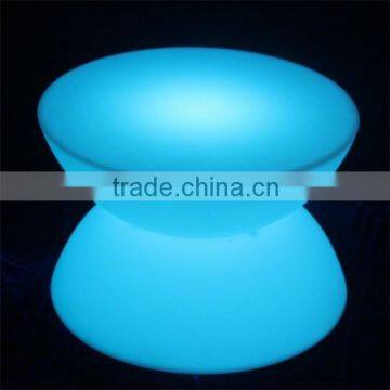 Plastic glowing LED bar table color changing led cocktail tables