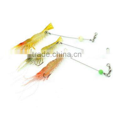 New Product 3.4" 8.65cm 5.41g 6 Pcs Soft Shrimp Lures Tackle Carp Fishing Bait. photo-4