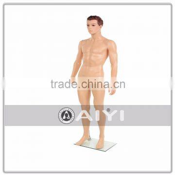 fashion male make up window display merchandising mannequin