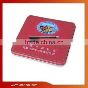 metal tinplate cigarette tin box