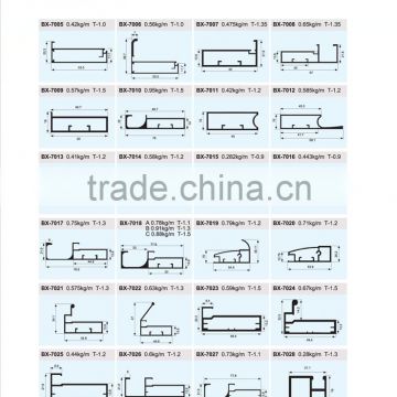 Factory Lowest Price Kitchen Cabinet Handles Concealed Aluminium Fence Profile