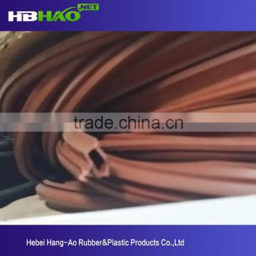 high quality slot type seal anti-aging rubber profile /Rubber Seal Strip/Wooden Door Seal