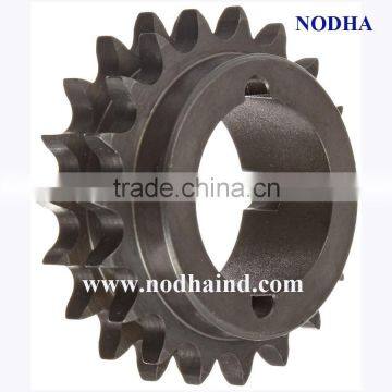 Roller chain sprockets with taper lock busing, duplex sprocket 28B-2