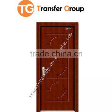 High quality wooden bedroom door pvc plastic interior door