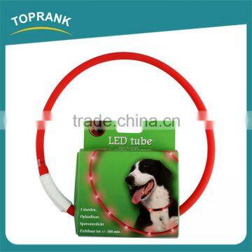 New Design Led Collars Usb Rechargeable Luminous Glow in the Dark Dog Collar photo-5