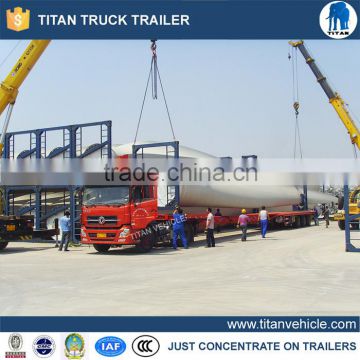 40-60 ton lowbed extendable trailer for windmill turbine blade