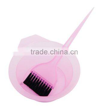 Hair dye bowl with brush