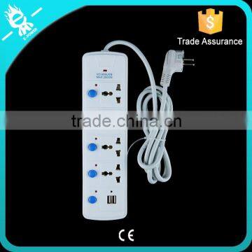hot selling 4 usb power socket, switch socket, internal socket outlet