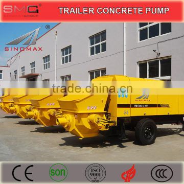 HOT Sale! 60m3/h Diesel Engine Trailer Concrete Pump for sale with CE Certificated