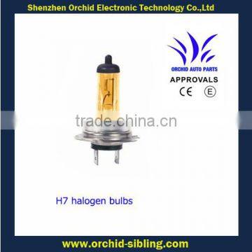 H7 24V 70W yellow halogen auto bulbs