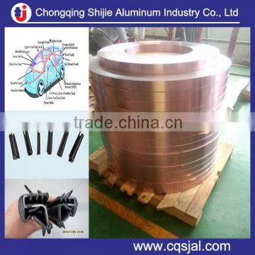 0.4mm Thick 5754 Alloy Lacquered Aluminum Strip Coil for PVC ABS Auto Weather Stripping