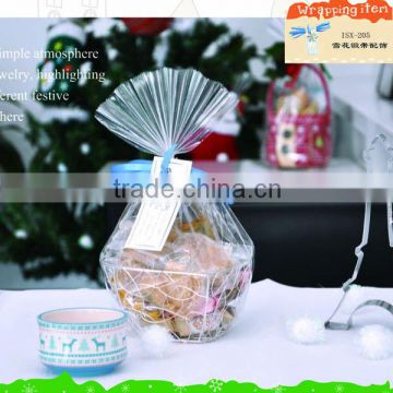 Popular heart metal basket ,christmas gift baskets