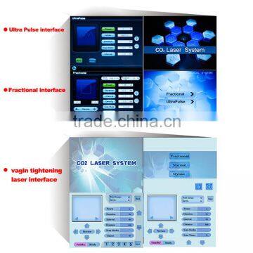 Pigment Removal Scar Removal Fractional Rf Tube Laser 1ms-5000ms Co2 60w Equipment Eliminate Body Odor No Pain