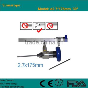 Stainless Sinuscope with Storz Stryker Olympus Wolf connector 2.7*175mm 30 degree