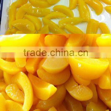 825g/850ml canned yellow peach strips in syrup