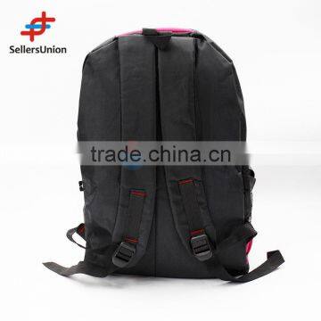 No.1 Yiwu Exporting Commission Agent Wanted Rose Red Color Backpack for Grils photo-2
