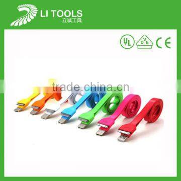 Wholesale USB Cable LEDlight Chaging/new White Micro Usb/Colorful Mini Bracelet Usb Cable photo-3