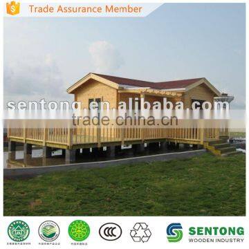 2013 new domestic popular wooden house with big terrace